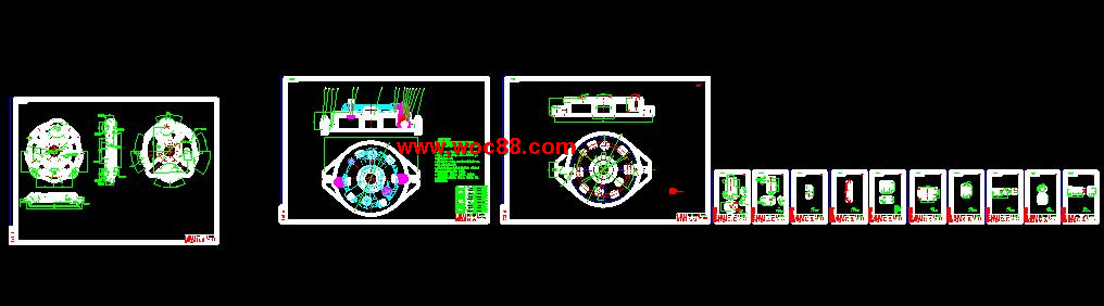 （全套CAD）柴油機傳動機構蓋板工藝及鏜Φ30孔夾具設計（終稿）CAD截圖04