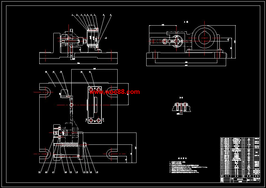 （全套CAD）撥叉831002的加工工藝規程及鏜Φ60H12孔夾具設計（終稿）CAD截圖01