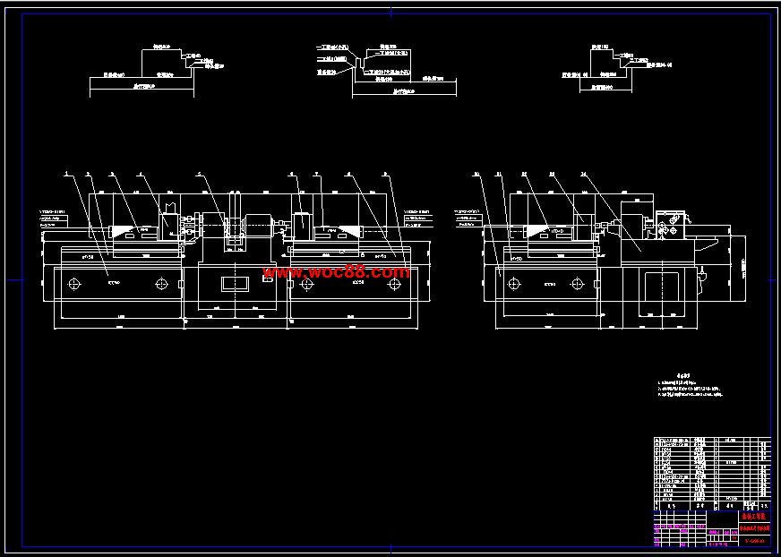 （全套CAD）柴油機機體三面精鏜組合機床總體及左主軸箱設計（終稿）CAD截圖02
