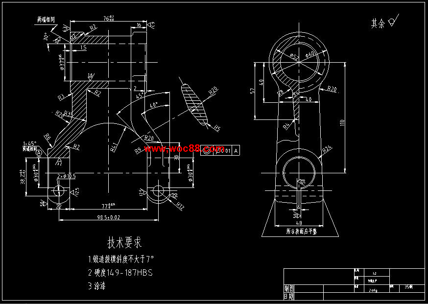 （定稿）后鋼板彈簧吊耳7鉆φ37孔夾具設計（有CAD圖紙的喲）CAD截圖04