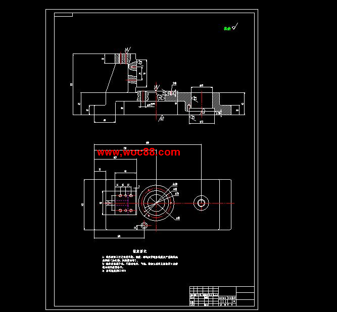 （全套CAD）撥叉831002加工工藝及鉆Φ25H7孔夾具設計（終稿）CAD截圖04