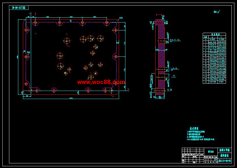 （全套CAD）柴油機氣缸體三面鉆削組合機床總體及左主軸箱設計（終稿）CAD截圖07