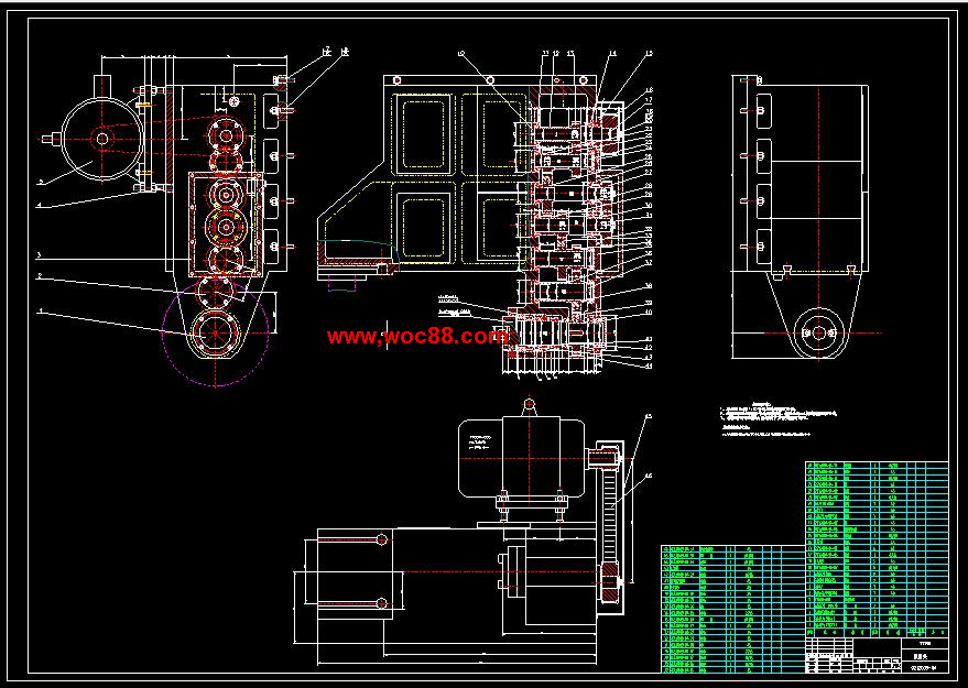 （全套CAD）柴油機曲軸連桿軸頸滾切銑床總體和滾削頭設計（終稿）CAD截圖07