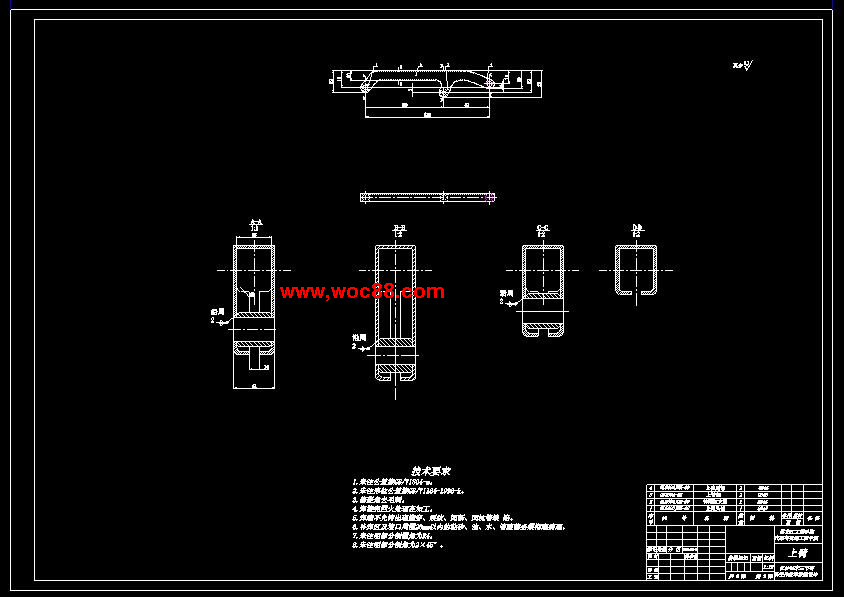 （全套CAD）江鈴15米三節臂高空作業車舉升、吊斗改裝設計（終稿）CAD截圖07