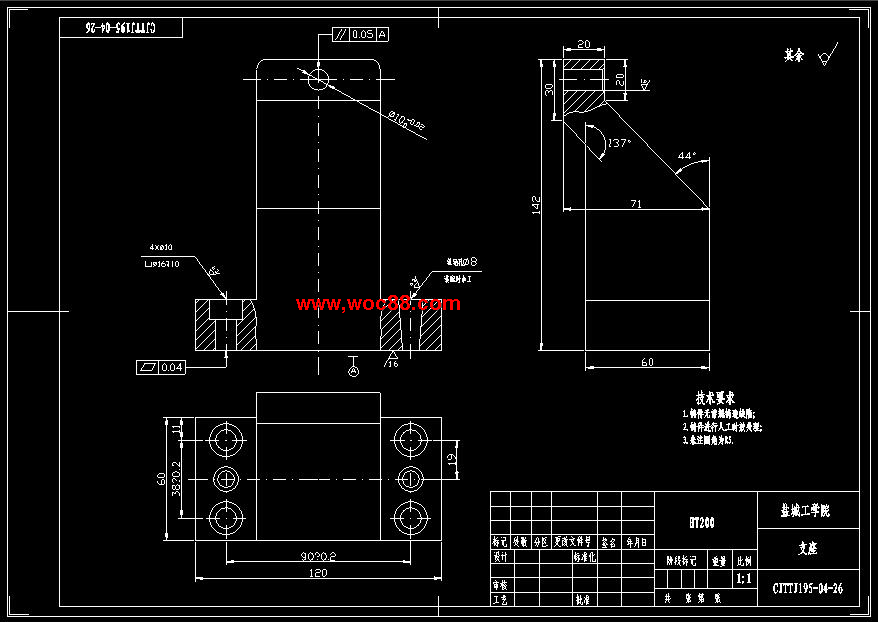 （全套CAD）柴油機氣缸體三面粗鏜組合機床總體及鏜模設計（終稿）CAD截圖08