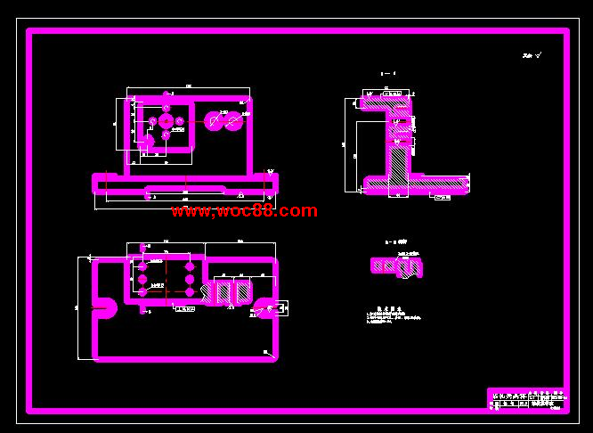 （全套CAD）撥叉831003加工工藝規程及夾具設計（終稿）CAD截圖04