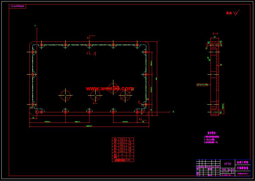 （全套CAD）柴油機曲軸螺紋孔加工組合機床總體及主軸箱設計（終稿）CAD截圖06