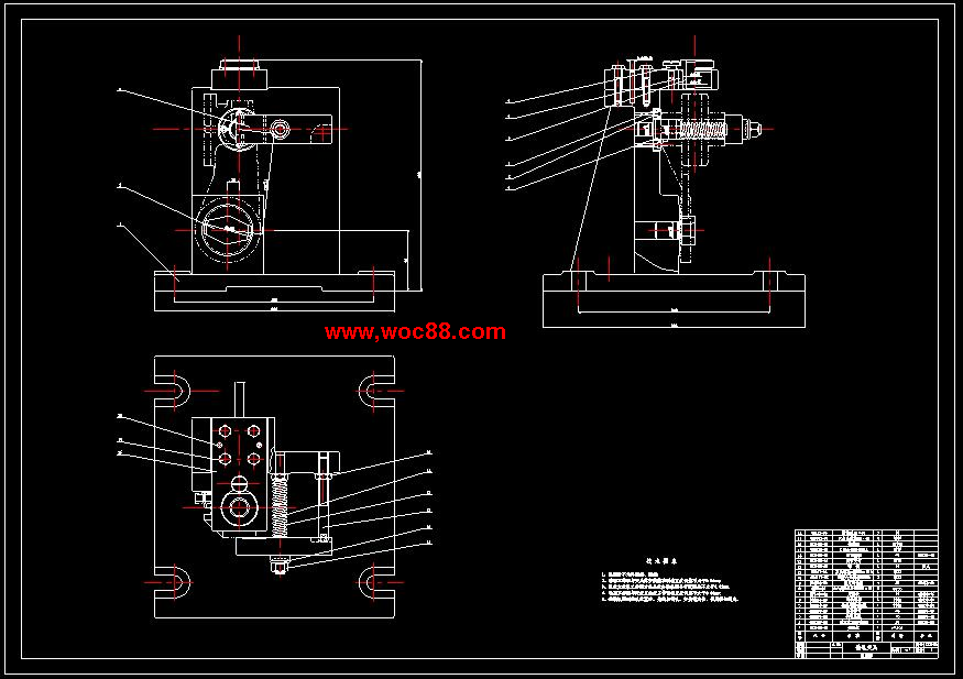 （全套CAD）CA6140車床撥叉831002零件加工工藝及鉆M22X1.5孔夾具設計（終稿）CAD截圖01