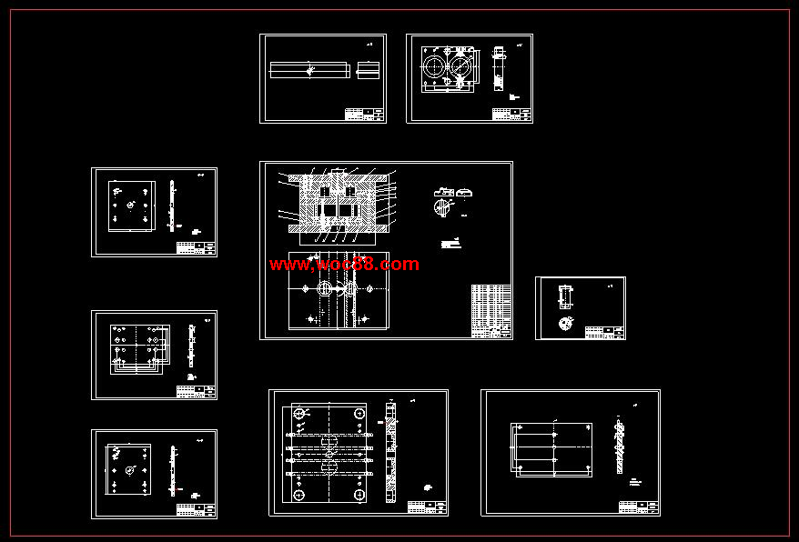 （獨家原創）電風扇旋鈕注射模的設計（全套CAD圖紙完整版）CAD截圖06