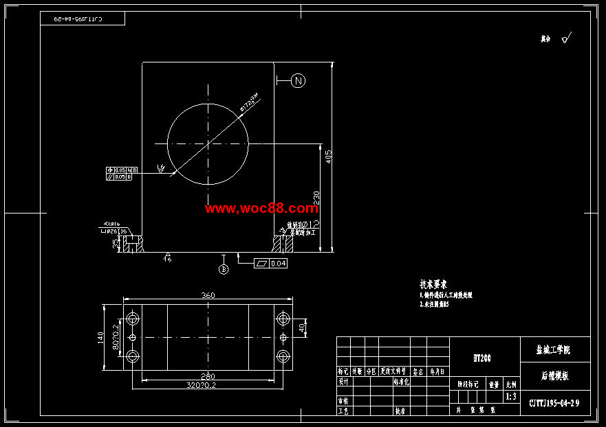 （全套CAD）柴油機氣缸體三面粗鏜組合機床總體及鏜模設計（終稿）CAD截圖04