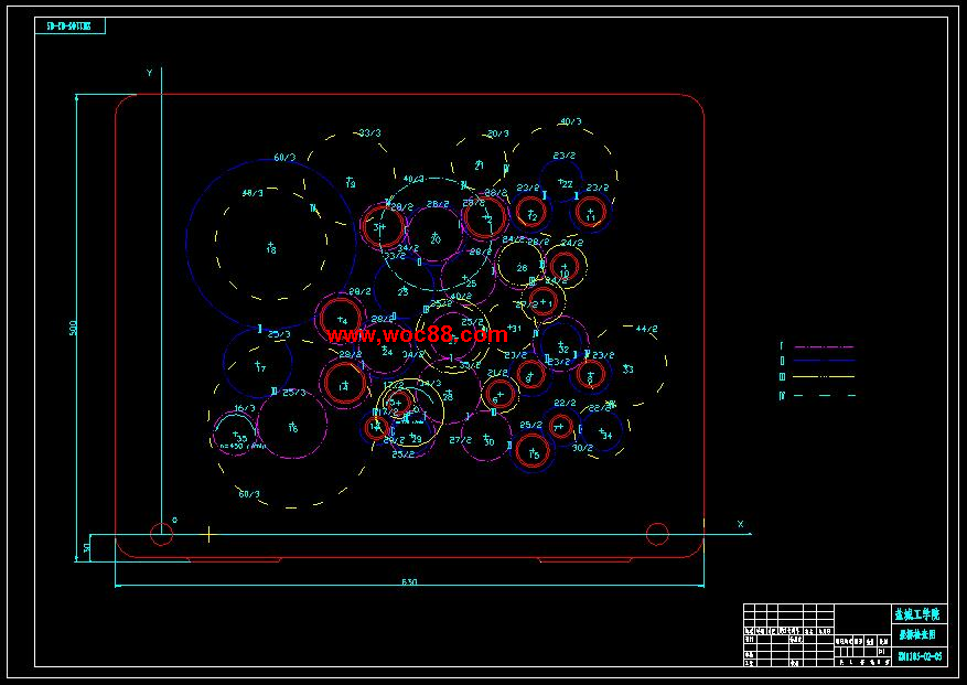 （全套CAD）柴油機氣缸體三面鉆削組合機床總體及左主軸箱設計（終稿）CAD截圖08