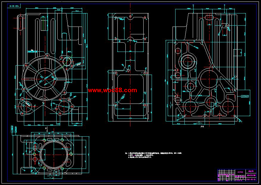 （全套CAD）柴油機機體三面鉆擴組合機床總體及夾具設計（終稿）CAD截圖02