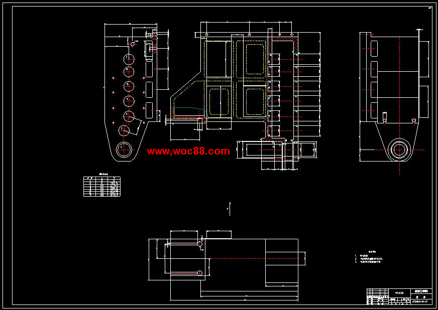 （全套CAD）柴油機曲軸連桿軸頸滾切銑床總體和滾削頭設計（終稿）CAD截圖06