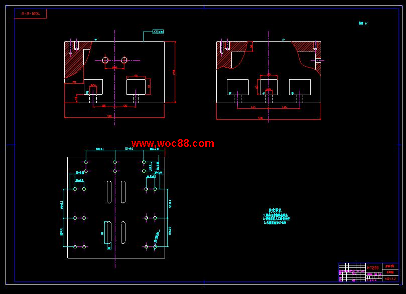 （全套CAD）柴油機機體三面鉆擴組合機床總體及夾具設計（終稿）CAD截圖03