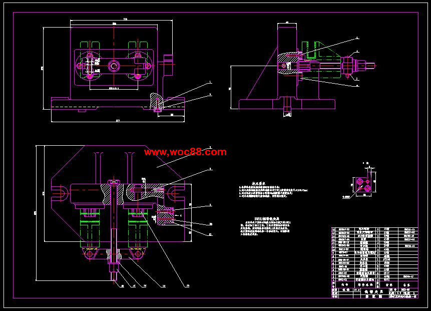 （全套CAD）撥叉831003加工工藝規程及夾具設計（終稿）CAD截圖01