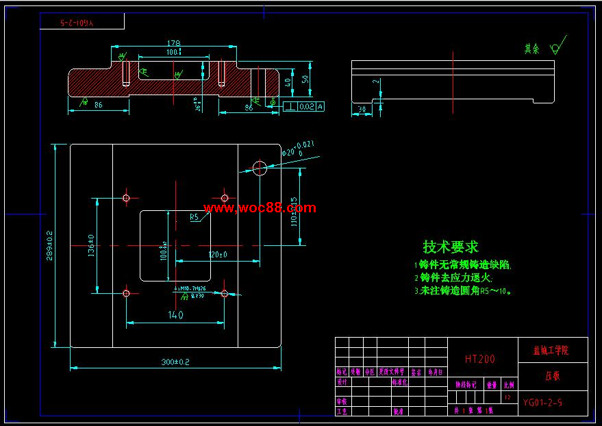 （全套CAD）柴油機機體三面鉆擴組合機床總體及夾具設計（終稿）CAD截圖08
