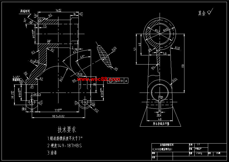 （定稿）后鋼板彈簧吊耳6鉆φ30孔夾具設計（有CAD圖紙的喲）CAD截圖03