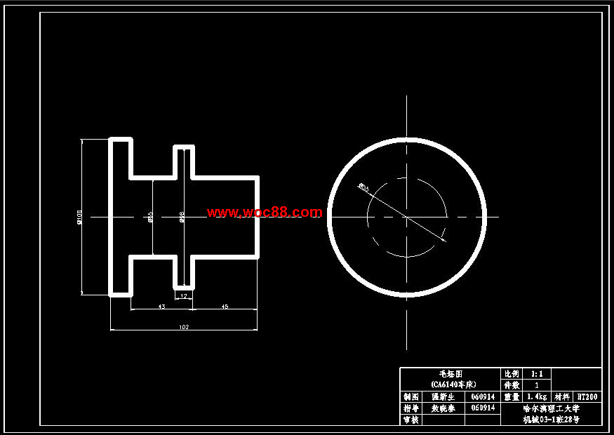（全套CAD）831004法蘭盤9鉆φ6孔夾具設計（終稿）CAD截圖05