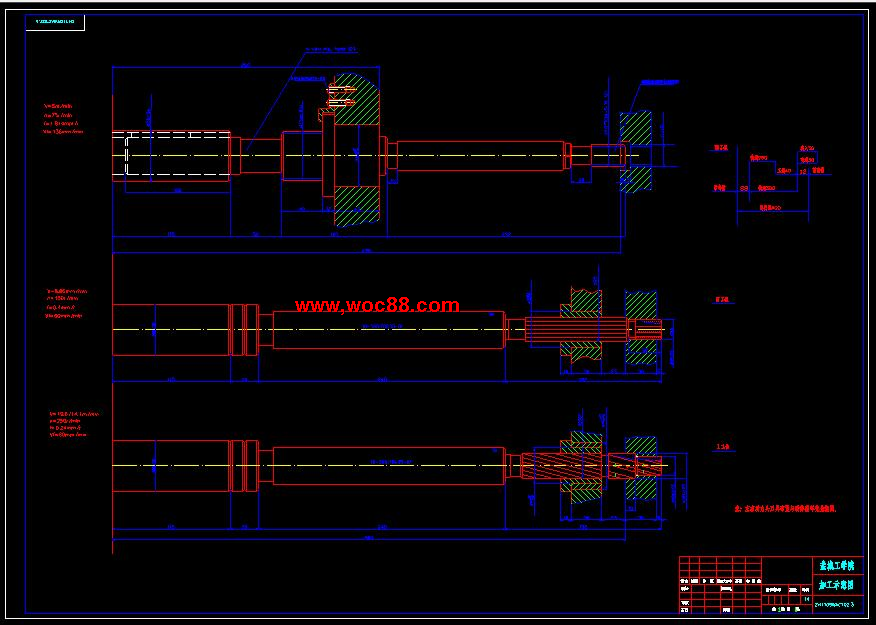 （全套CAD）柴油機曲軸螺紋孔加工組合機床總體及主軸箱設計（終稿）CAD截圖05