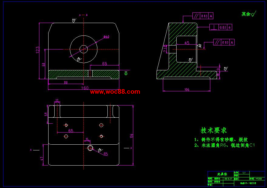 （全套CAD）831004法蘭盤9鉆φ6孔夾具設計（終稿）CAD截圖02