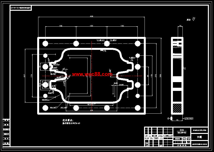 （全套CAD）柳州五菱1010PSB散熱器側板沖壓模設計（終稿）CAD截圖02