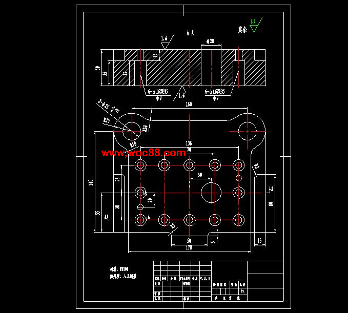 （全套CAD）標識片B倒裝復合模設計（終稿）CAD截圖07