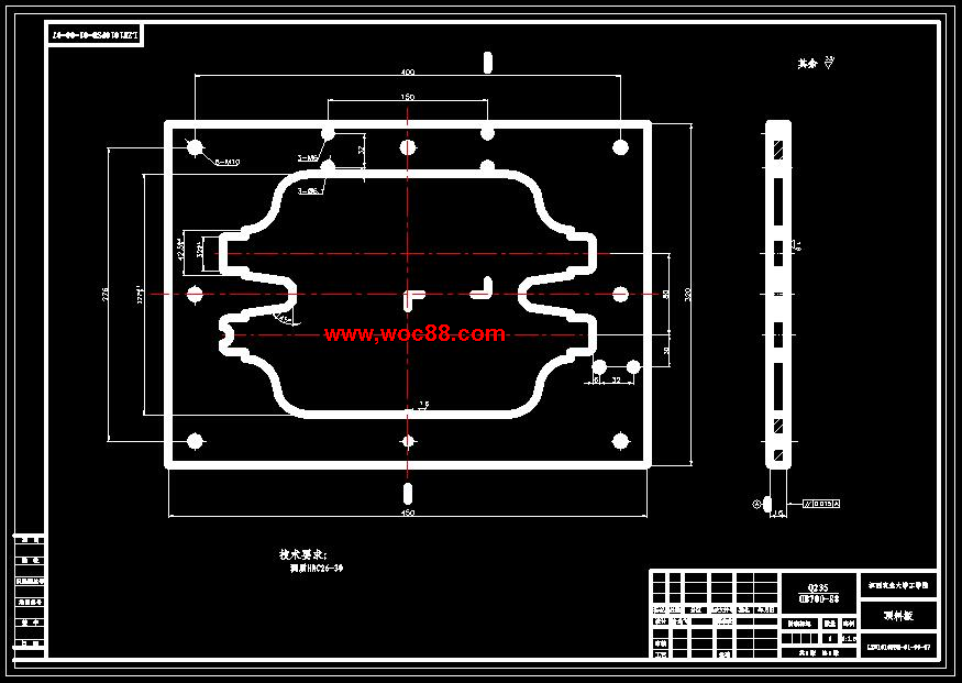 （全套CAD）柳州五菱1010PSB散熱器側板沖壓模設計（終稿）CAD截圖04