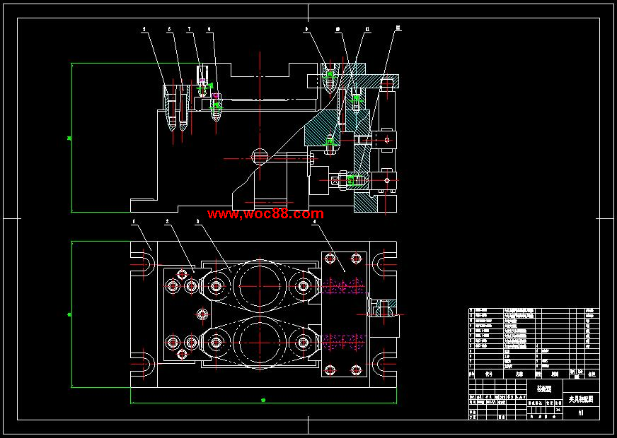 （全套CAD）撥叉831007的工藝規程及銑上端面設計（終稿）CAD截圖01