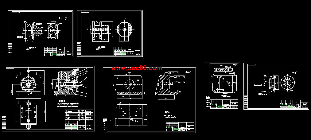 （全套CAD）法蘭盤鉆模設計（終稿）CAD截圖05
