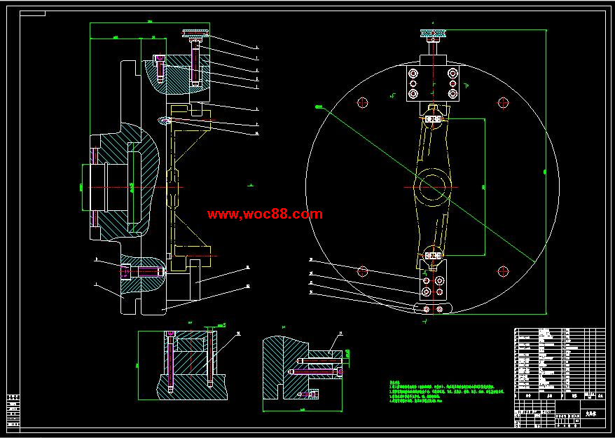 （全套CAD）CA6140車床撥叉831006零件的機械加工工藝車φ40右端面設計（終稿）CAD截圖01