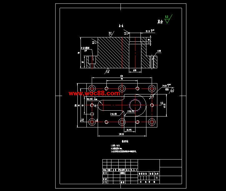 （全套CAD）標識片B倒裝復合模設計（終稿）CAD截圖05