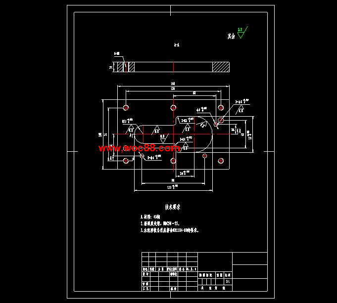 （全套CAD）標識片B倒裝復合模設計（終稿）CAD截圖08
