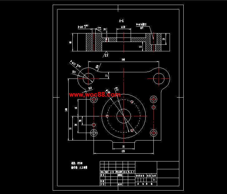 （全套CAD）標識片B倒裝復合模設計（終稿）CAD截圖04