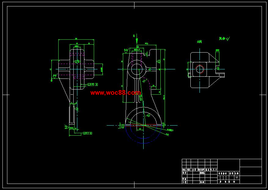 （全套CAD）CA6140車床撥叉831002零件機械加工工藝及銑16H11槽夾具設計（終稿）CAD截圖03