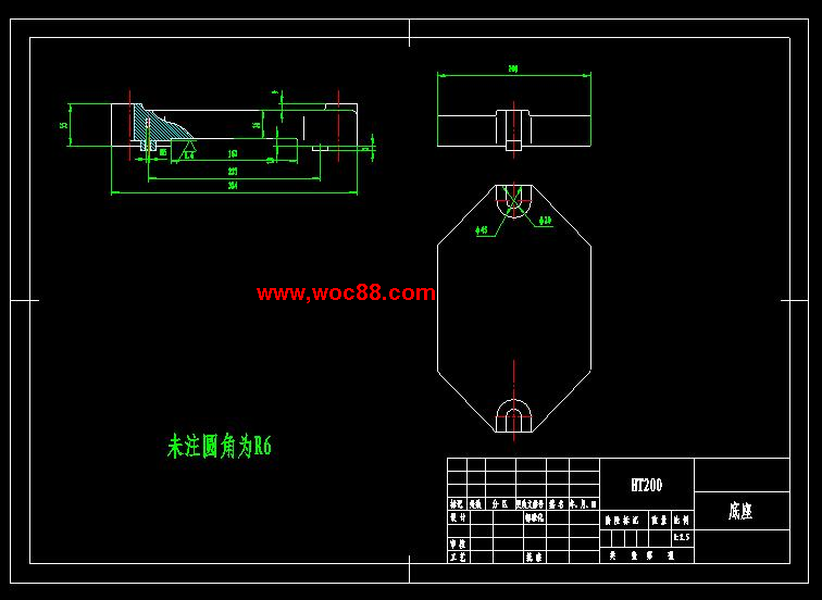 （全套CAD）CA6140車床撥叉831003零件機械加工工藝及精銑18H11槽設計（終稿）CAD截圖03