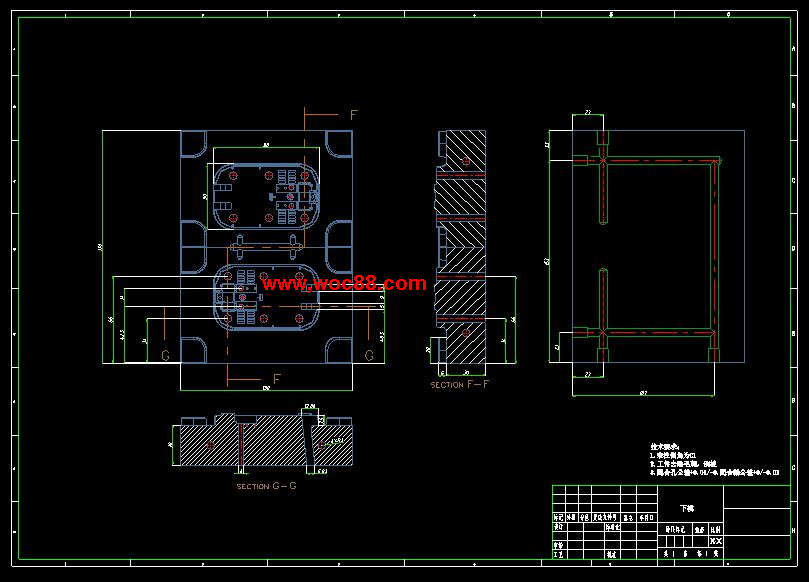 （全套CAD）次充電器外殼產品造型與模具設計（終稿）CAD截圖06