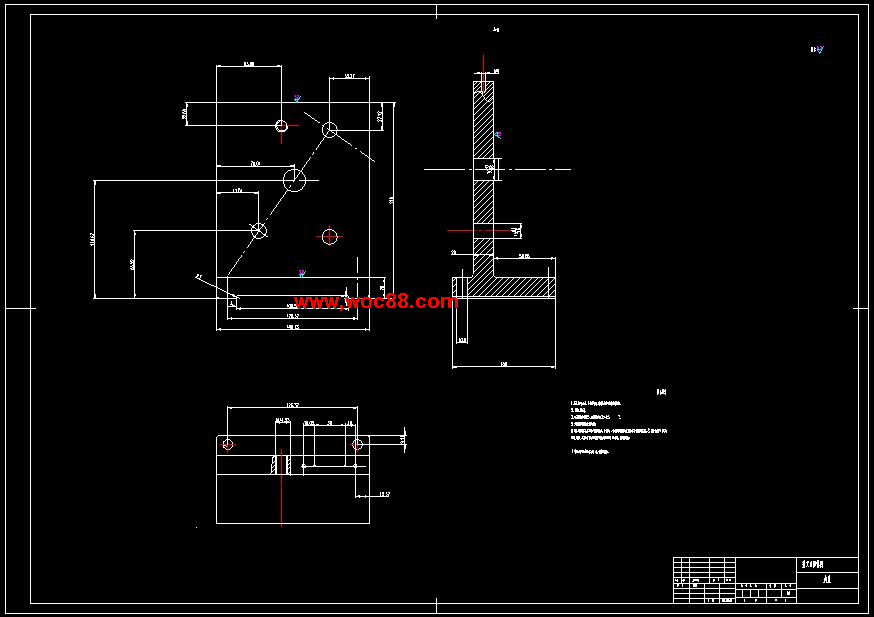 （全套CAD）撥叉831007的工藝規程及鉆削φ8mm孔工序專用夾具（終稿）CAD截圖02