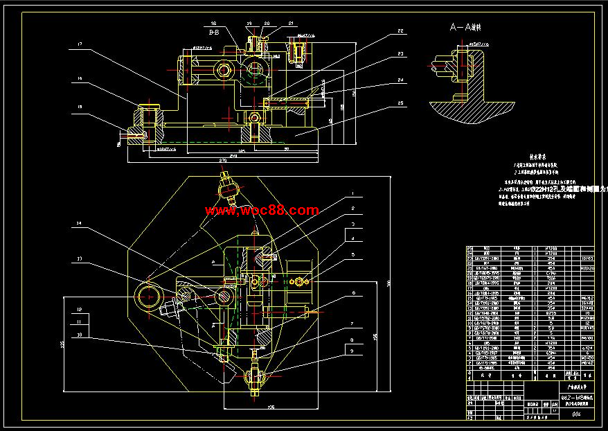 （全套CAD）CA6140車床撥叉831003零件機械加工工藝及鉆2M8底孔設計（終稿）CAD截圖01